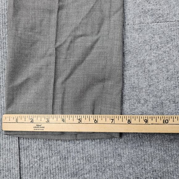 Indochino Dress Pants Mens 39x26 Gray Formal Wool Blend Suit Trousers Textured - Picture 3 of 10